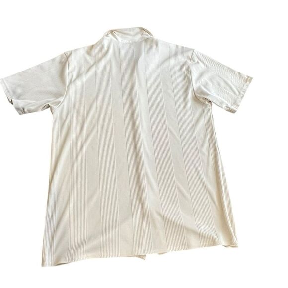 Positano Vintage Ribbed Button-Up Shirt - Made in USA - Men’s Short Sleeve - Picture 4 of 5